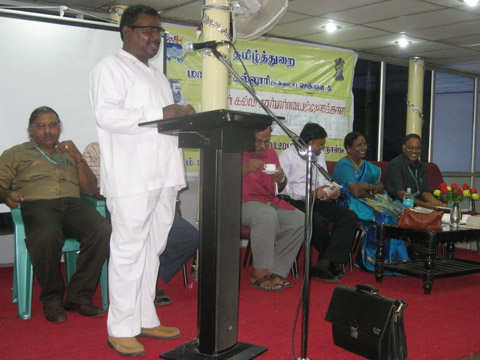 Adaptive Education classes for visually impaired in workshop 2013 image5